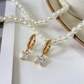 Redro square drop earrings