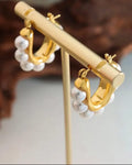 Plating Pearls earrings