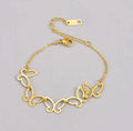 Butterfly anklet