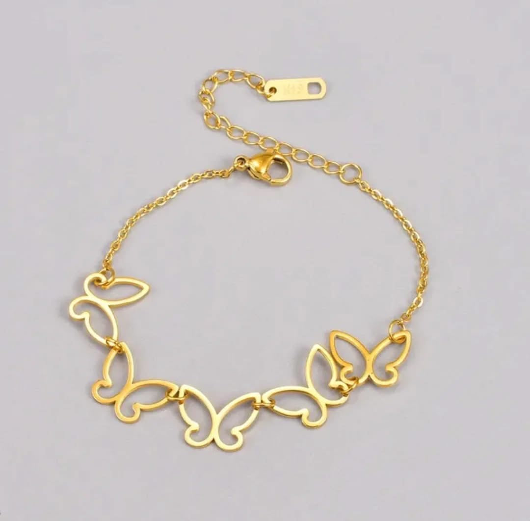 Butterfly anklet