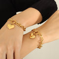 Vintage heart bracelet