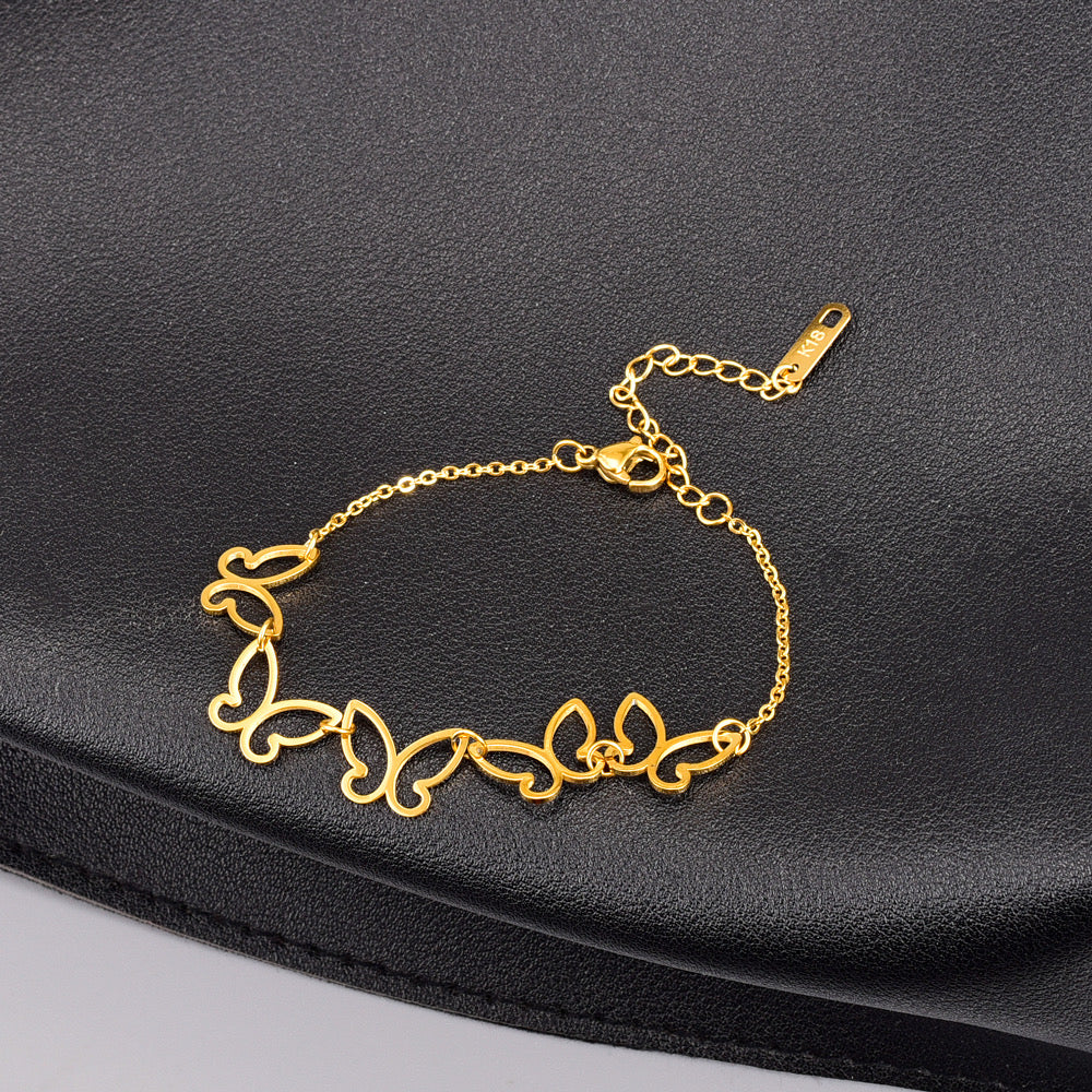 Butterfly anklet