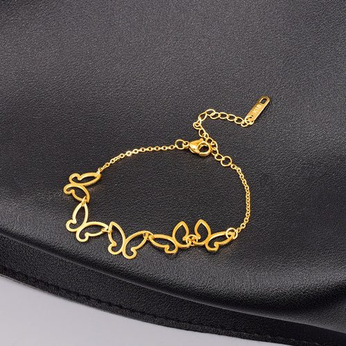 Butterfly anklet