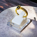 Simple plating titanium ring
